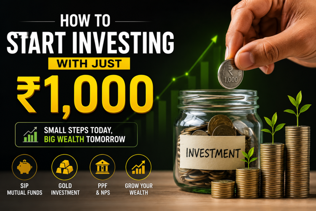 How to Start Investing with Just ₹1,000: A Complete Beginner's Guide (2026)