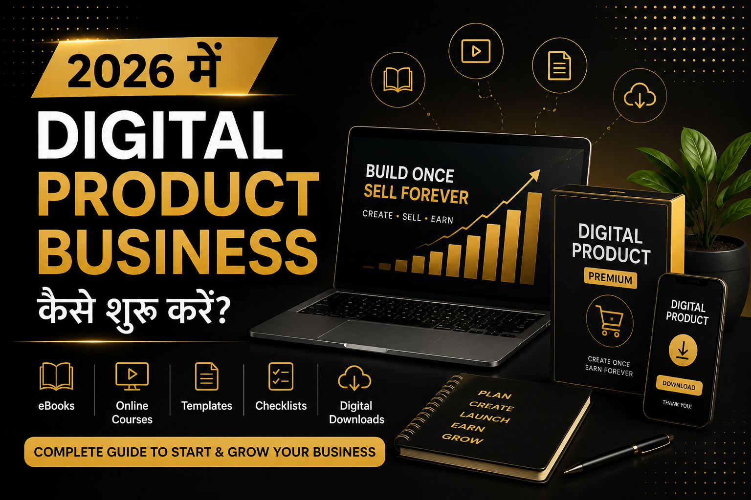 2026 में Digital Product Business कैसे शुरू करें