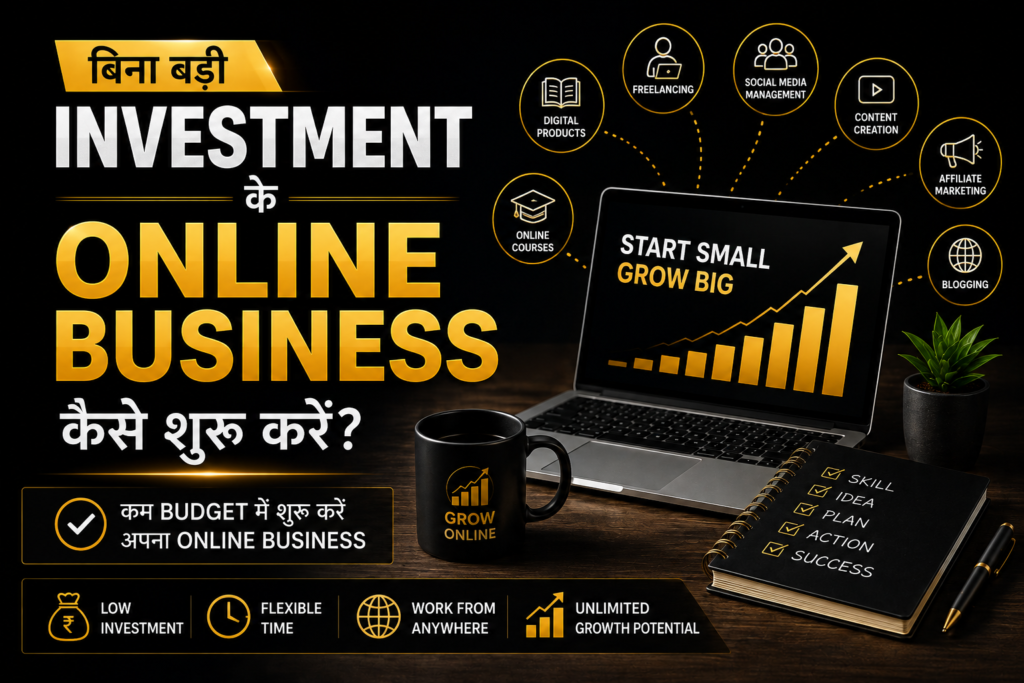 बिना बड़ी Investment के Online Business कैसे शुरू करें